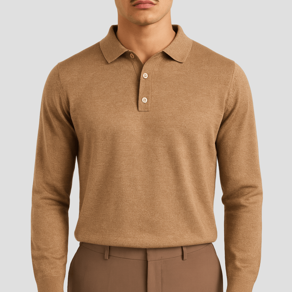 Rinaldi | Maglia Polo in Lana Elegante